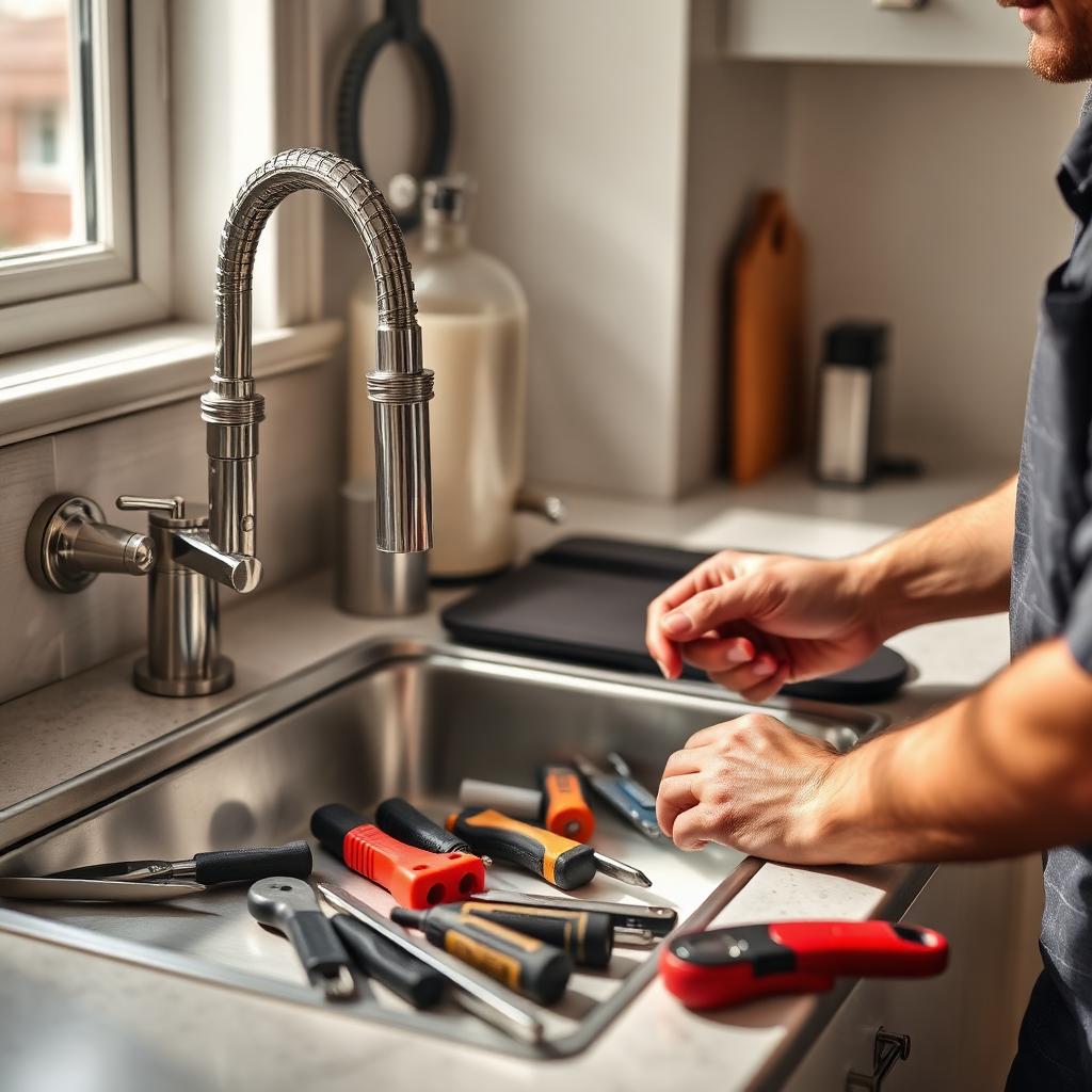 Kitchen Faucet Swap